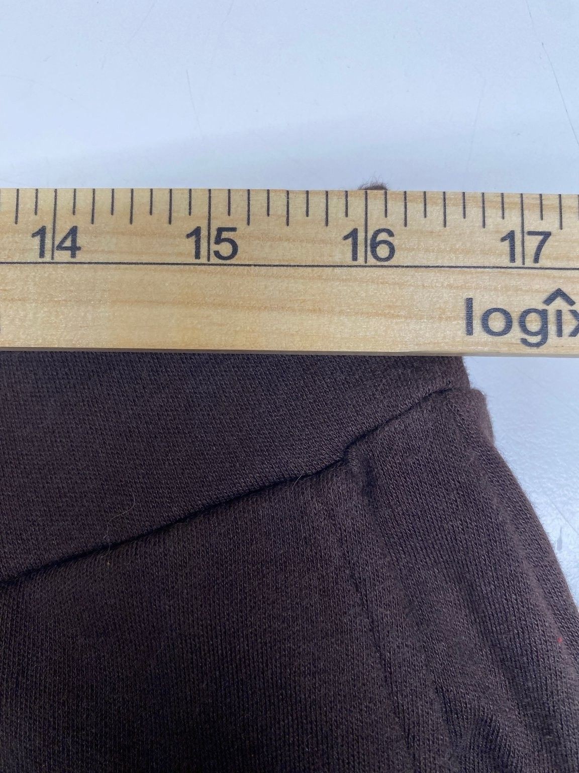 Essentials Women’s Brown Sz 14/16W Cotton Polyester Blend Pants With Pockets