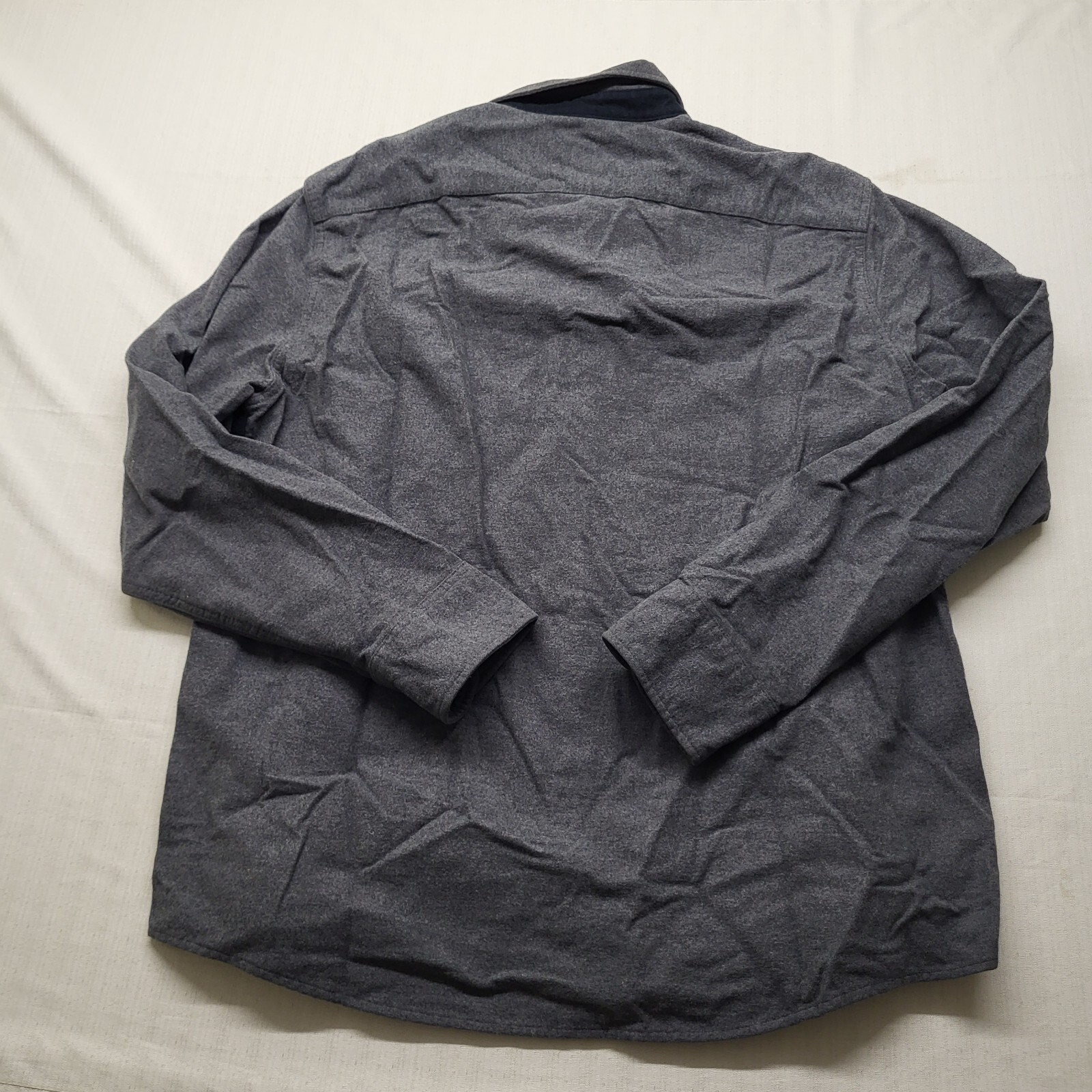 LL Bean Chamois Shirt Button Up Mens XL Black Outdoor Heavyweight Gorpcore Work