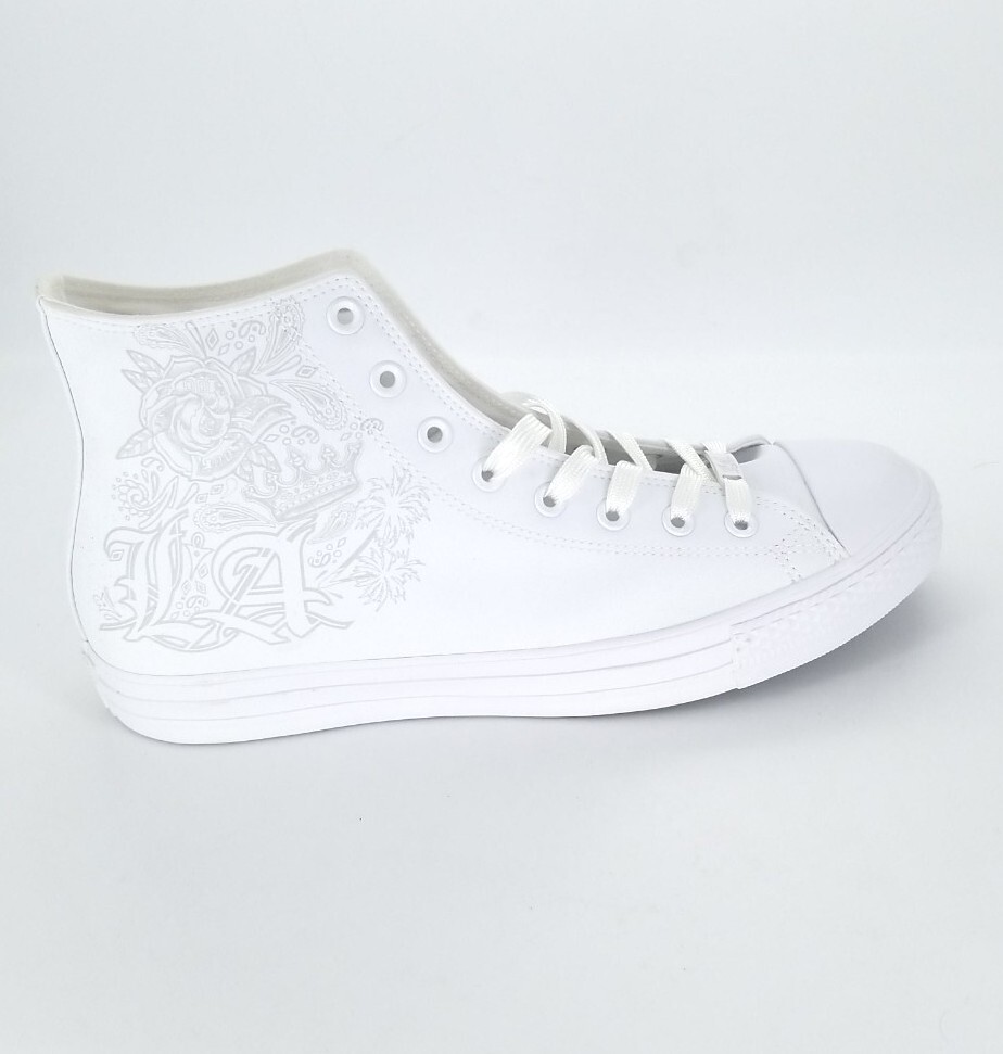3073 Converse Unisex CTAS Hi Special Unique White Size 10.5 Mens 12.5 Womens US