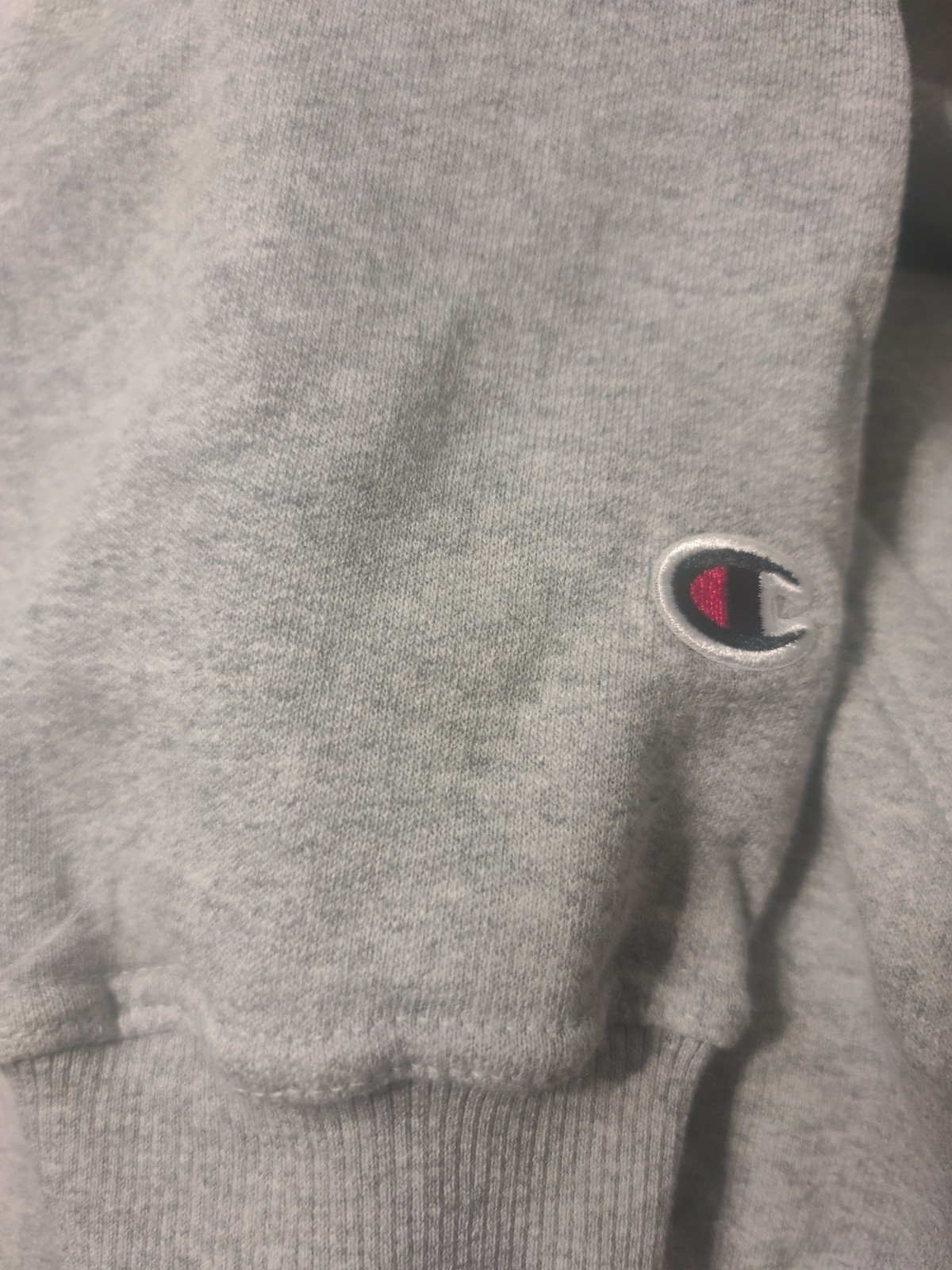 Champion Men’s Fleece Big and Tall Logo Pullover Hoodie – Oxford Gray 2XB