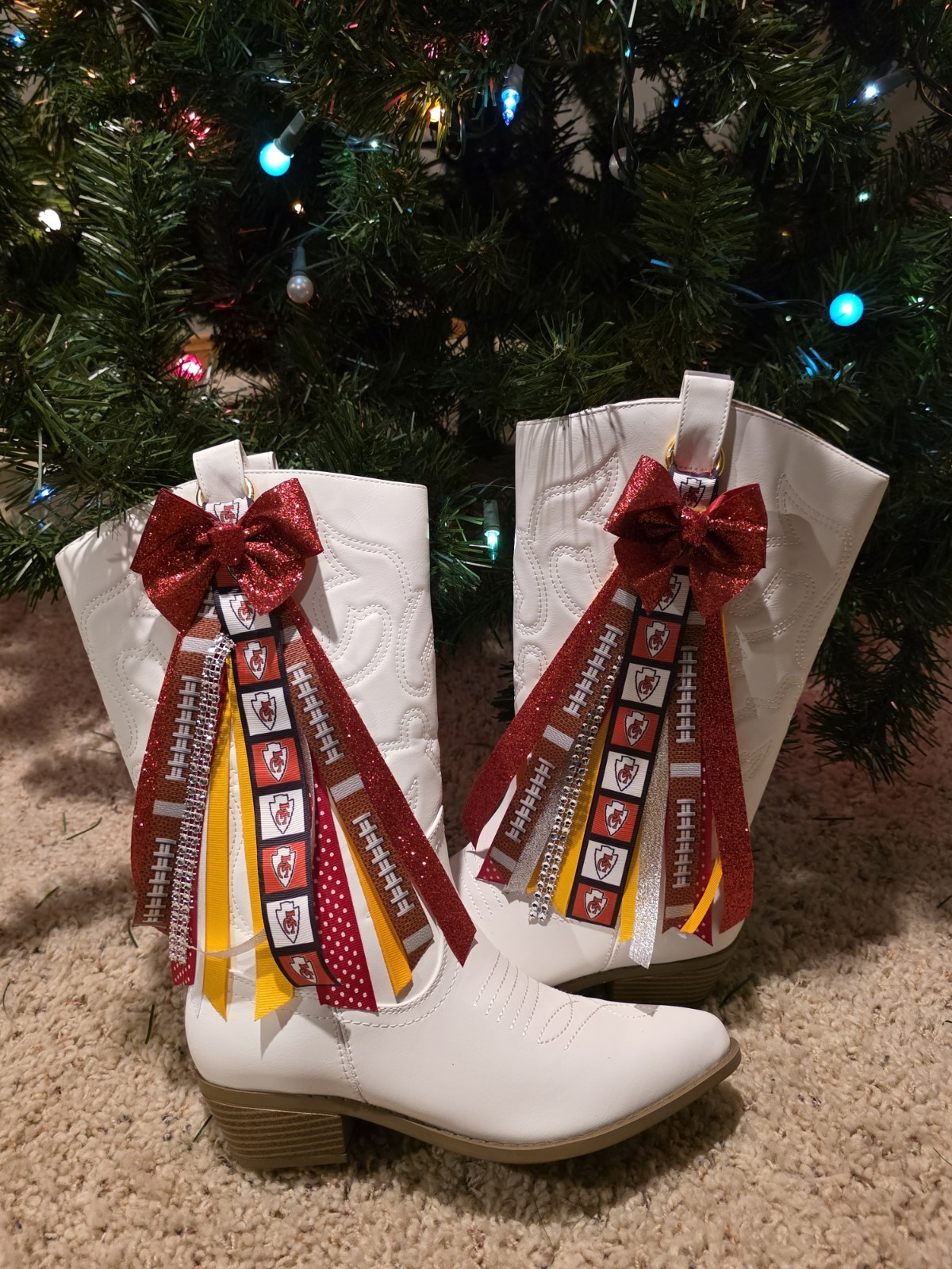 Boot Bows ~You Choose Colors~Customize Sports/Teams/School/Made To Order!