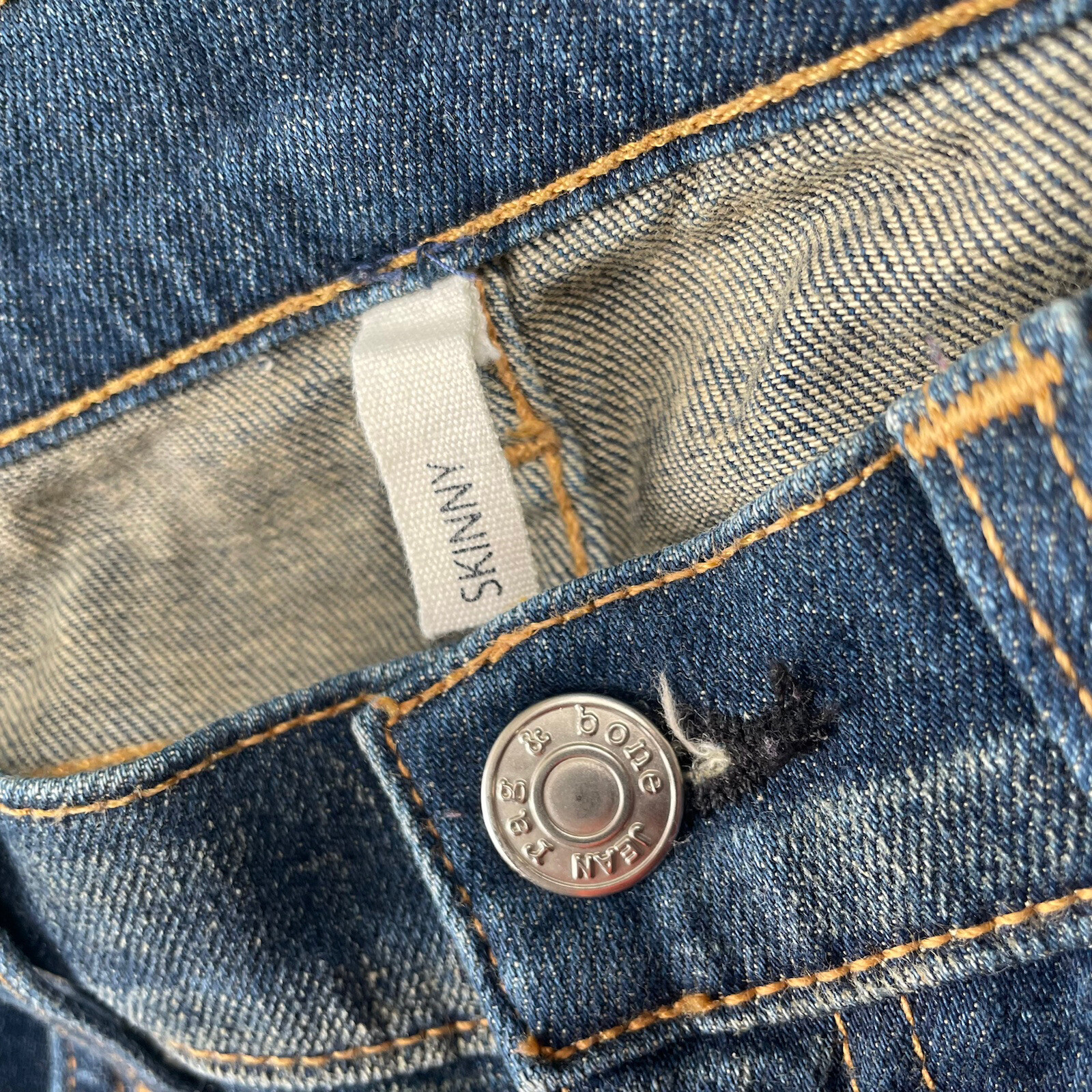Rag & Bone Kingsland Mid Rise Skinny Jeans Women’s Size 27 W1502K520 Excellent