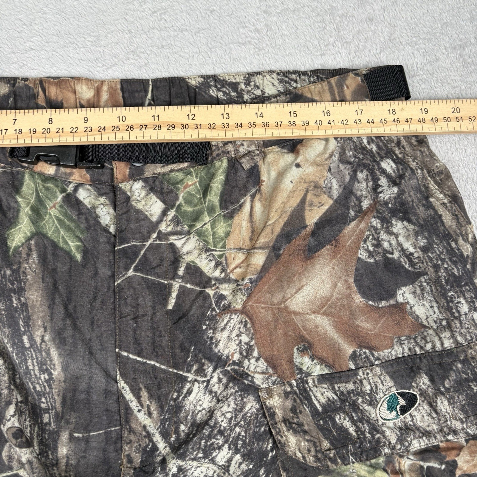 Vintage 90s Mossy Oak Treklite Zip Off Cargo Pants Realtree Hunting Camo Mens L