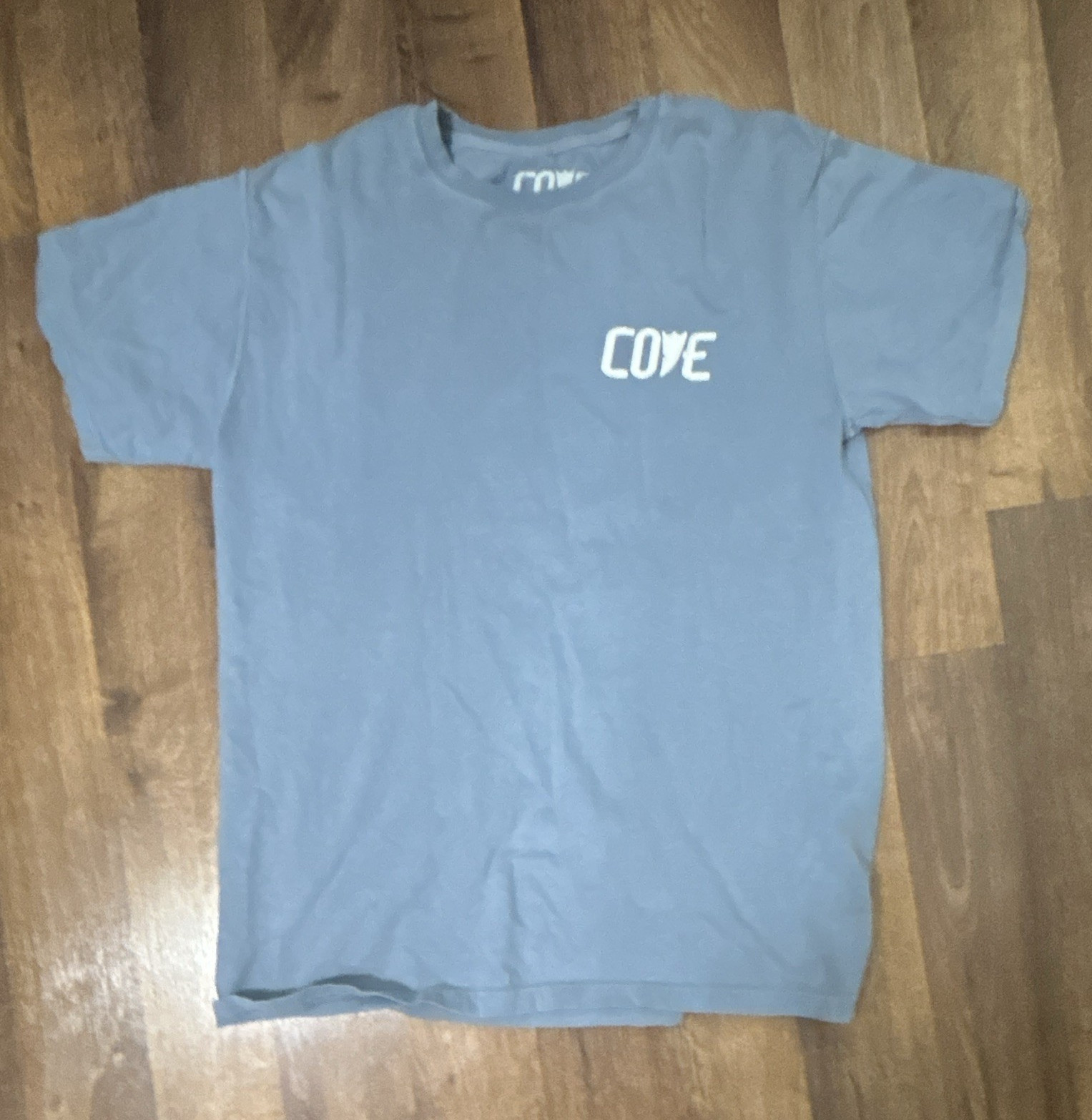 Cove Men’s Blue Logo Graphic Print Crew Neck Short Sleeve T-Shirt M