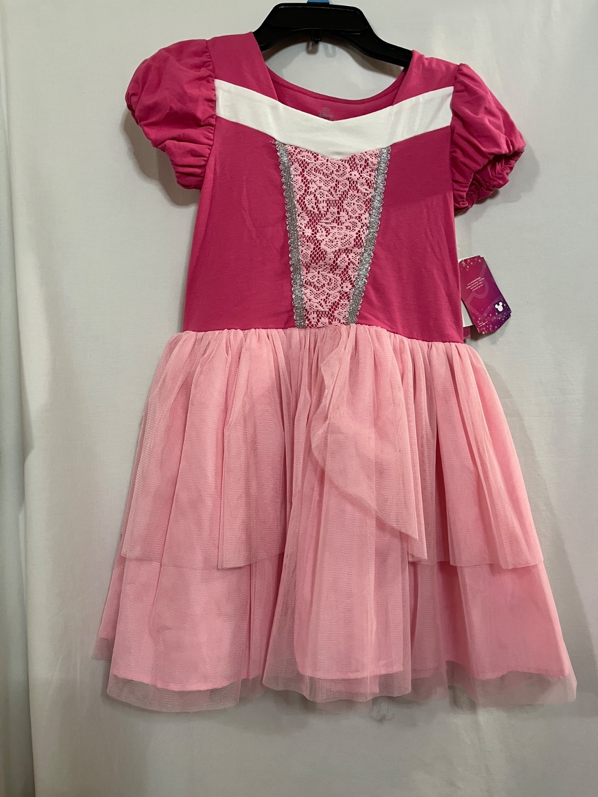 Disney Princess Aurora Sleeping Beauty Pink Tutu Tulle Dress S,M,L NWT