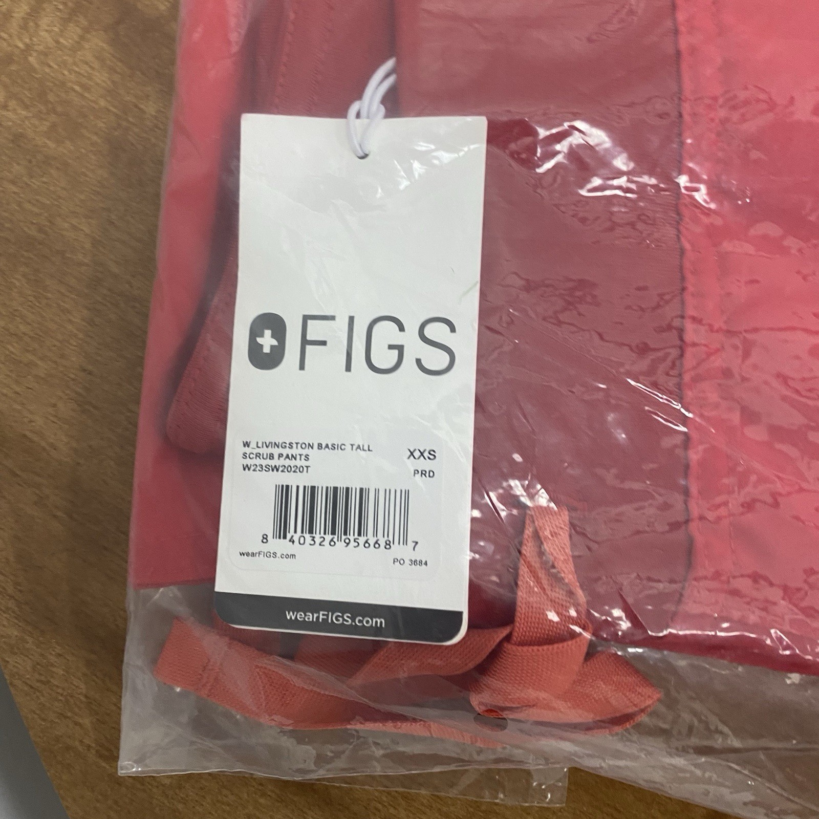 Figs Womens scrub set Pop Red XXS Casma Top and you choose XXS-P/T Bottoms