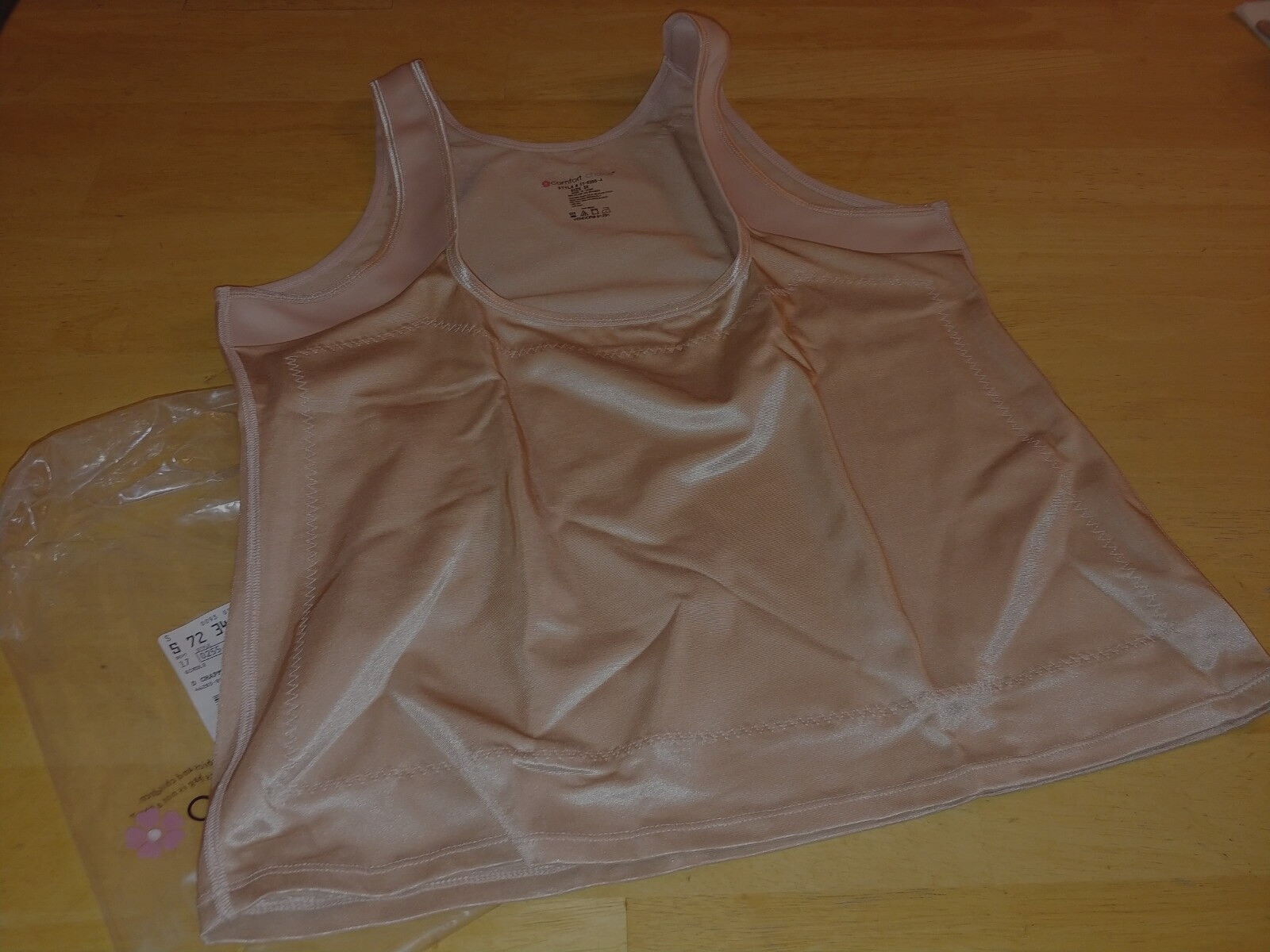 COMFORT CHOICE LADIES BEIGE SLIMMER STYLE #17-0255-4-NIP-3X