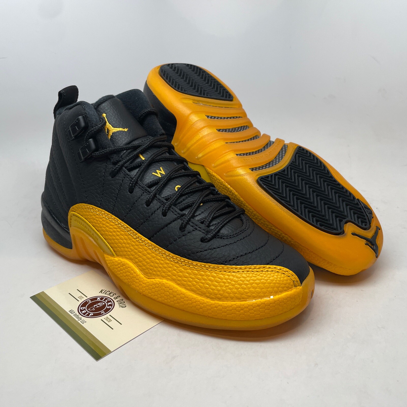 Air Jordan 12 XII Retro GS ‘University Gold’ Youth sz 4.5Y = 6W NEW!