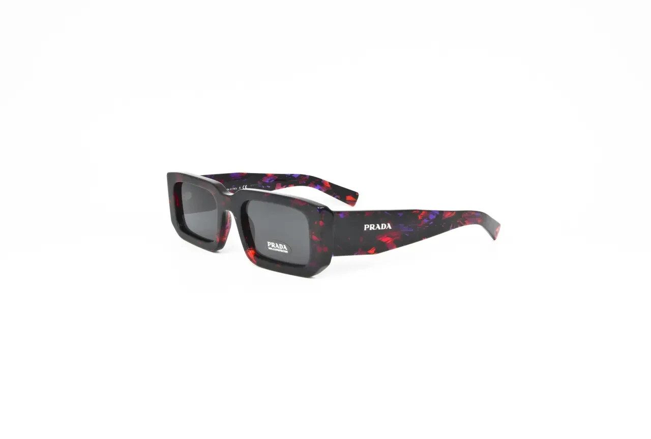Prada SPR06Y 06V-5S0 Sunglasses Unisex Multicolor Rectangular