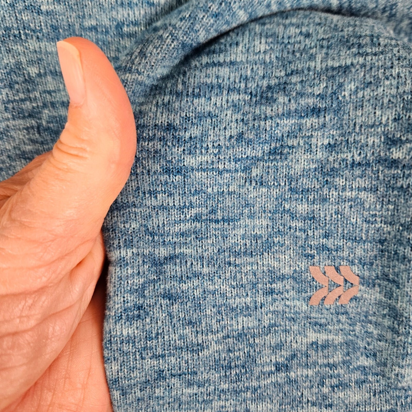 All In Motion Kids Pullover 1/4 Zip Fleece Sweatshirt Large 12/14 Teal Comfort