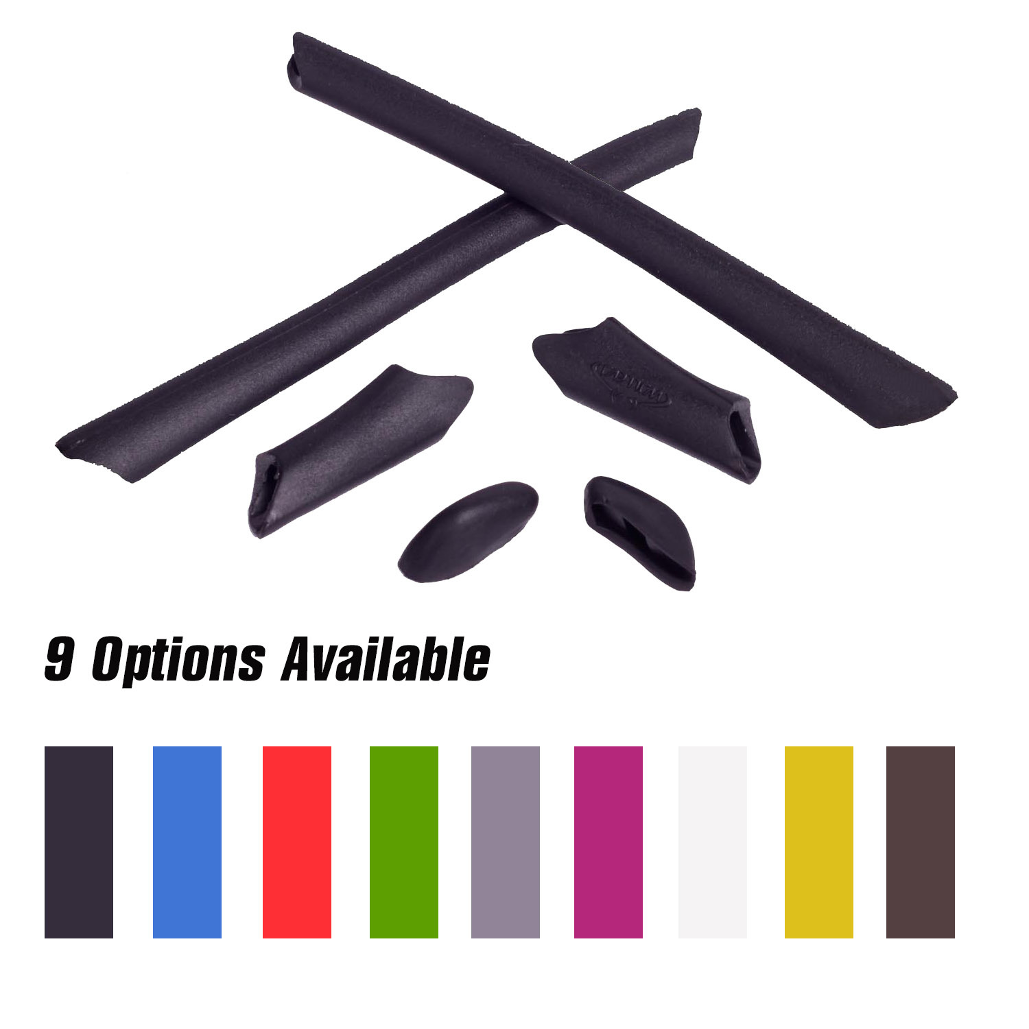 Walleva Rubber Kit for Oakley Half Jacket/Half Jacket XLJ – Multiple Options