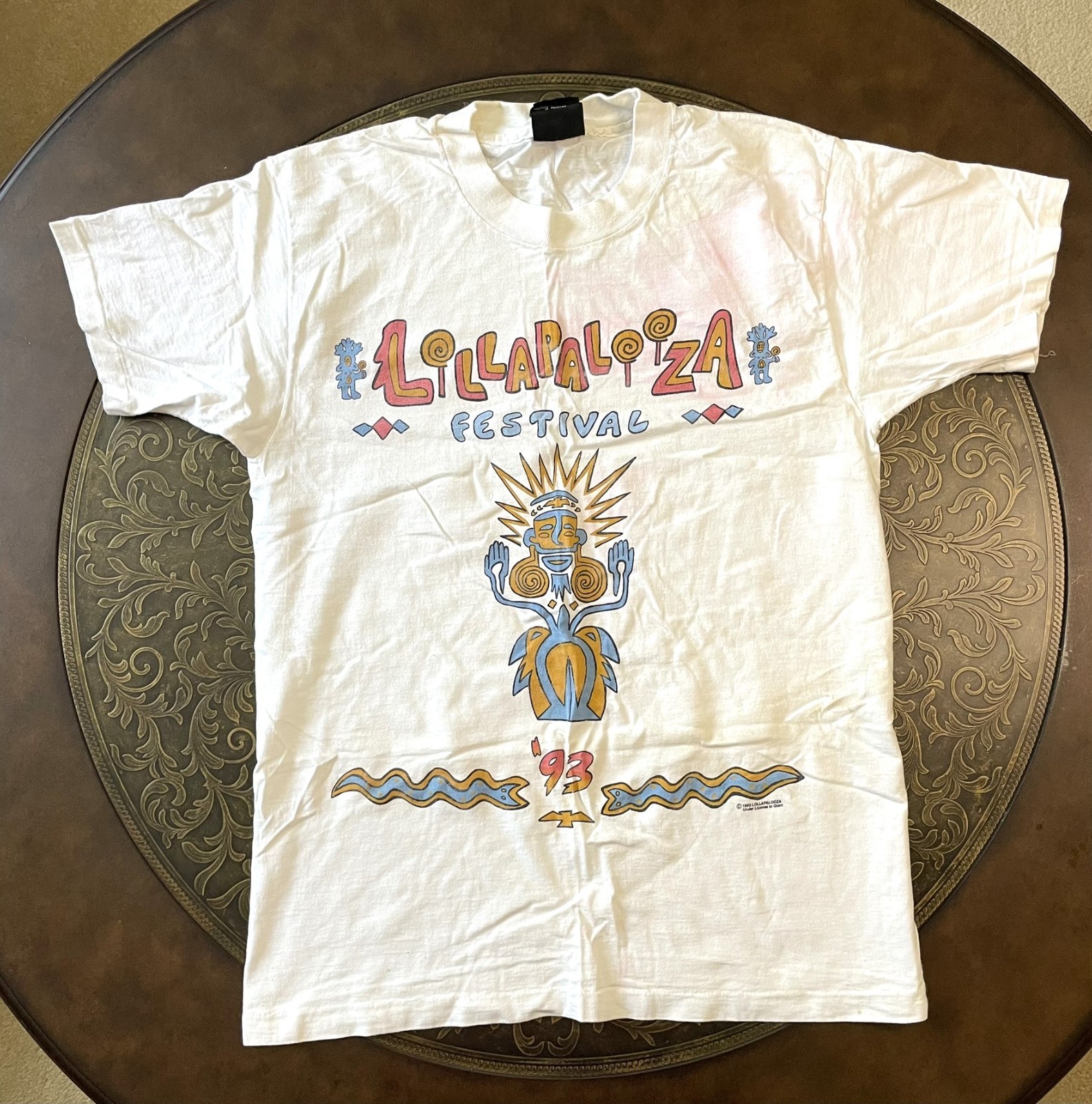 Vintage Original Lollapalooza Festival ’93, 1993 Tour Large T-Shirt