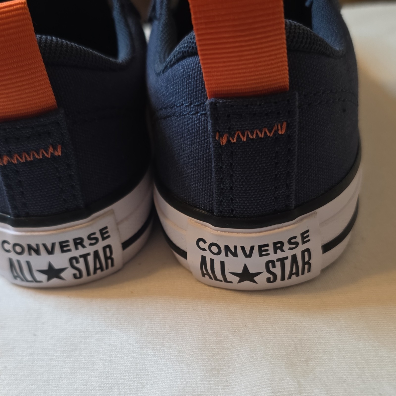 Converse All Star Blue/White Hook & Loop Low Top Sneakers Unisex Kids US 3