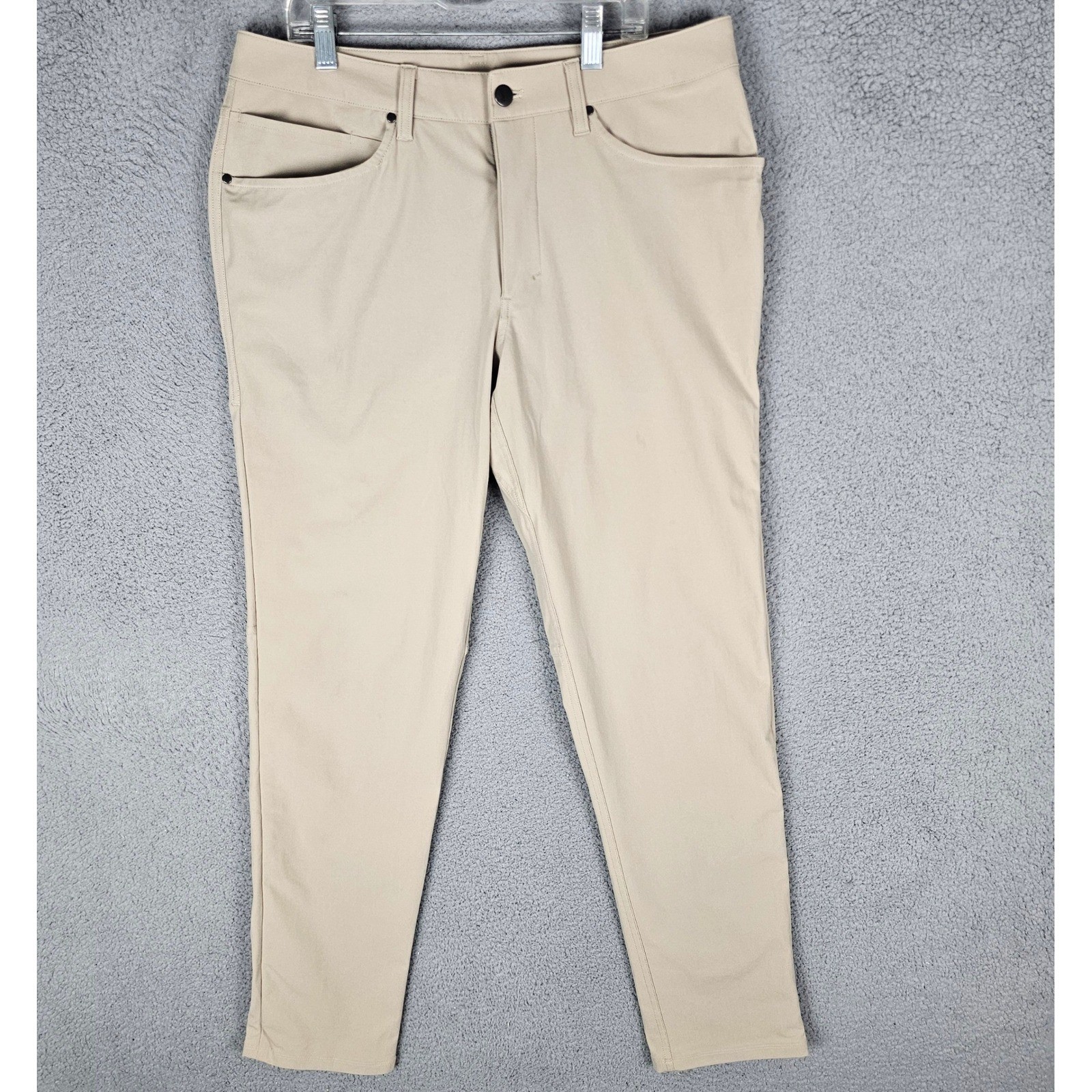 Lululemon Pants Mens 32 Tan Commission Pant Slim Khaki Everyday Performance