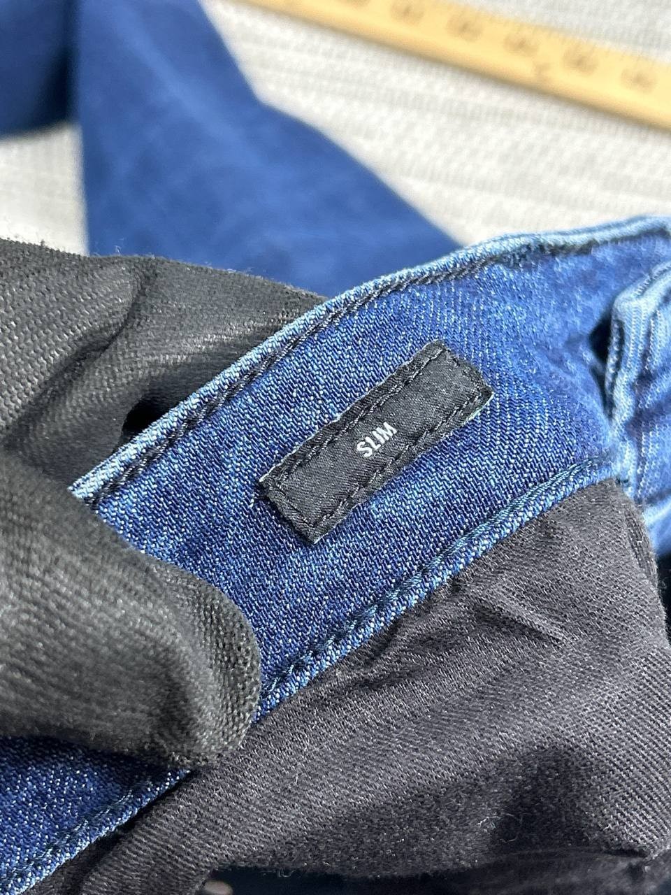 Bonobos Jeans Mens 32 Blue Denim Slim Fit Logo Cotton Stretch Mid Rise 30×29