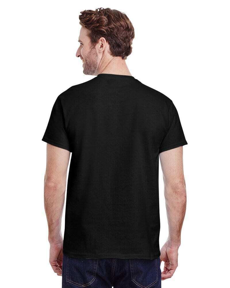 6 PACK Gildan G200 Men’s Ultra Cotton Sleeves Tee T-Shirt Black / White S-XL USA