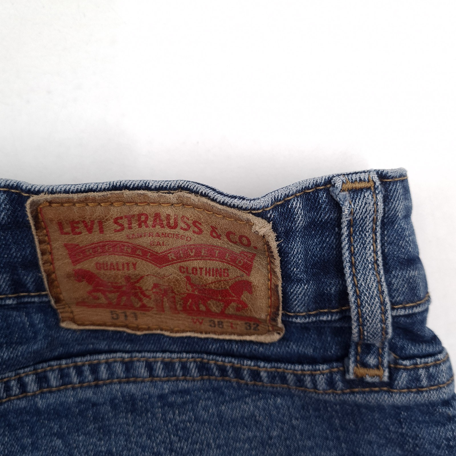 Levi’s Jeans 511 Men Stretch Slim Straight Wz4 Size W38 L32