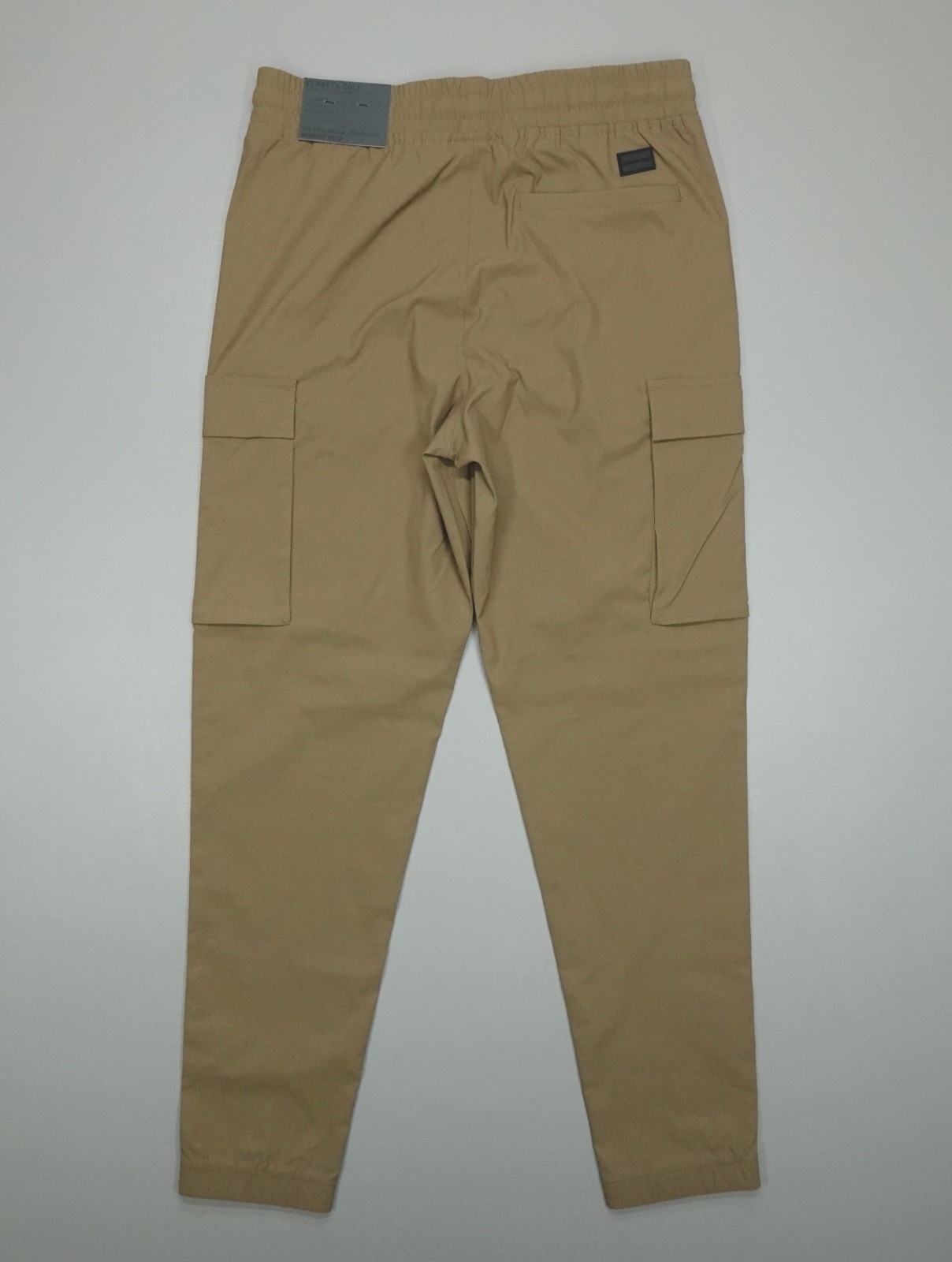 Kenneth Cole Active Men’s Tech Cargo Jogger Pants Khaki Tan Flex Stretch NWT