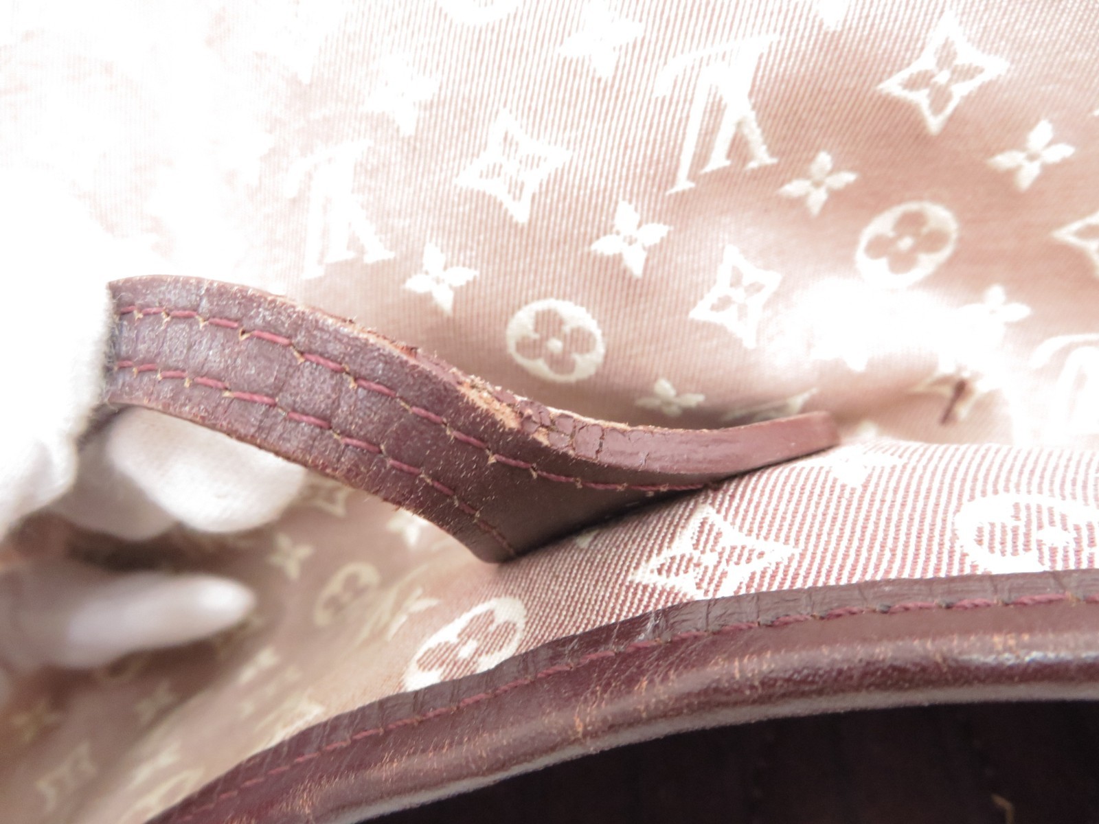 Louis Vuitton Monogram Mini Lin Idylle Neverfull MM Shoulder Tote Bag S#52454