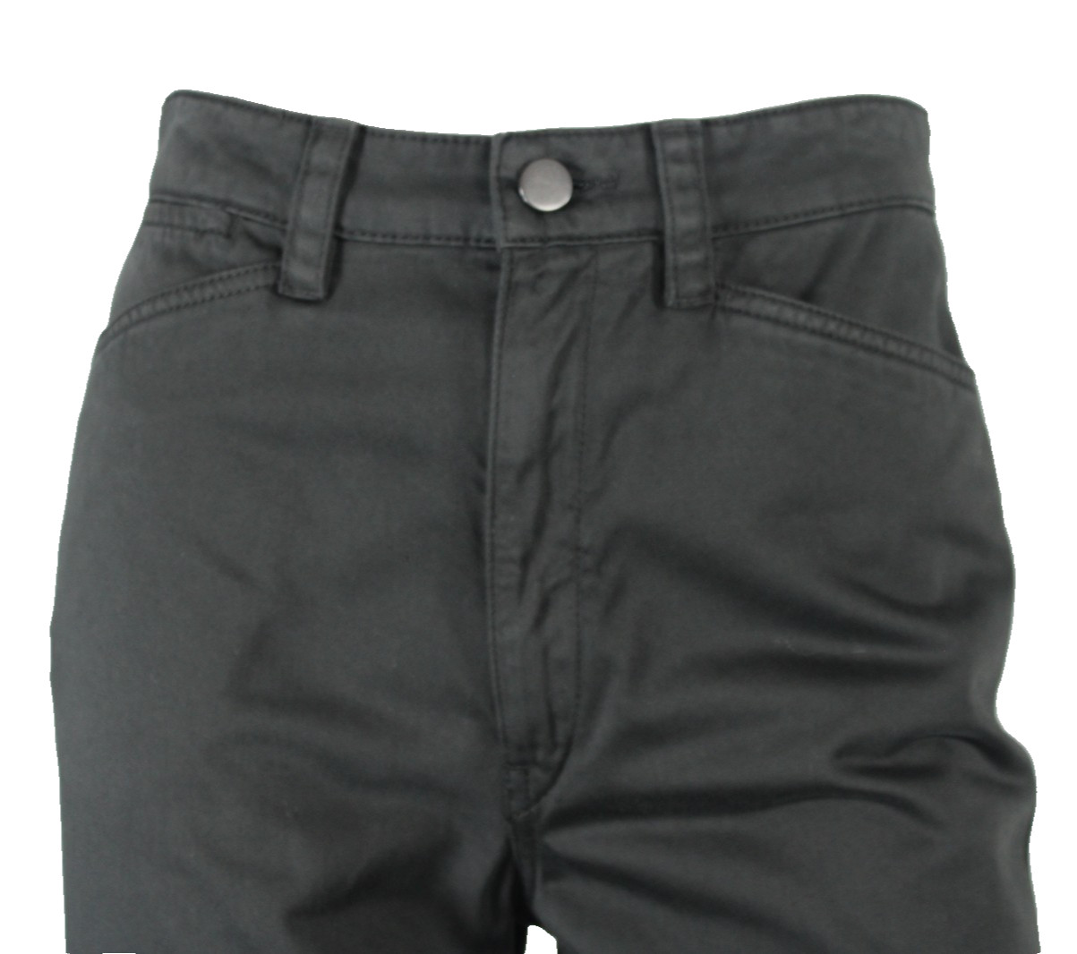 LEMAIRE $575 Midnight Green-Gray Cotton Woven Straight Leg Pants 36 NEW
