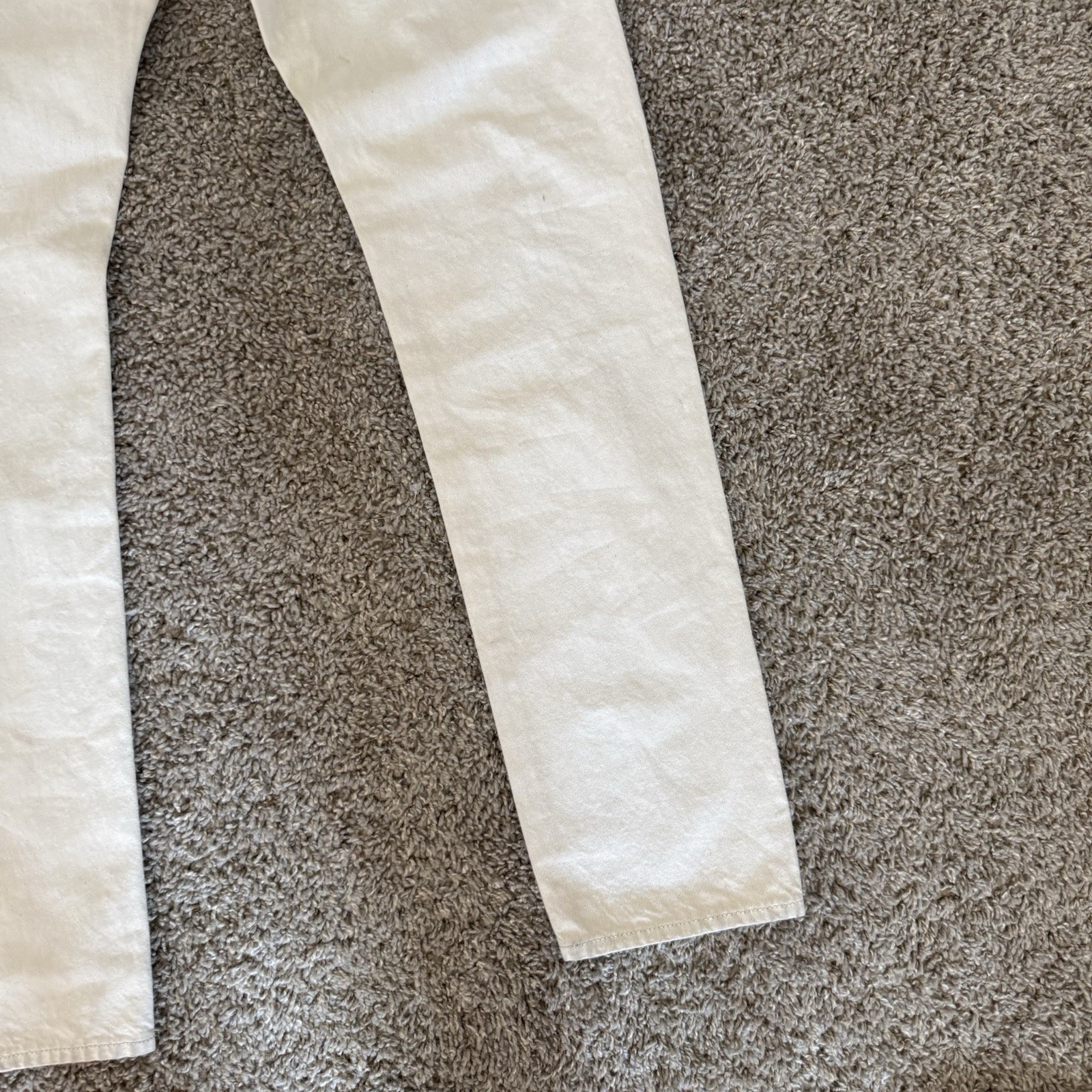 TODD SNYDER Selvedge Jeans Men’s SIZE 32X34 Slim Straight Fit Cream Casual