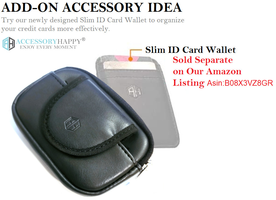RFID Belt Loop Wallets for Men – Minimalist Genuine Leather Money Carrier Clip