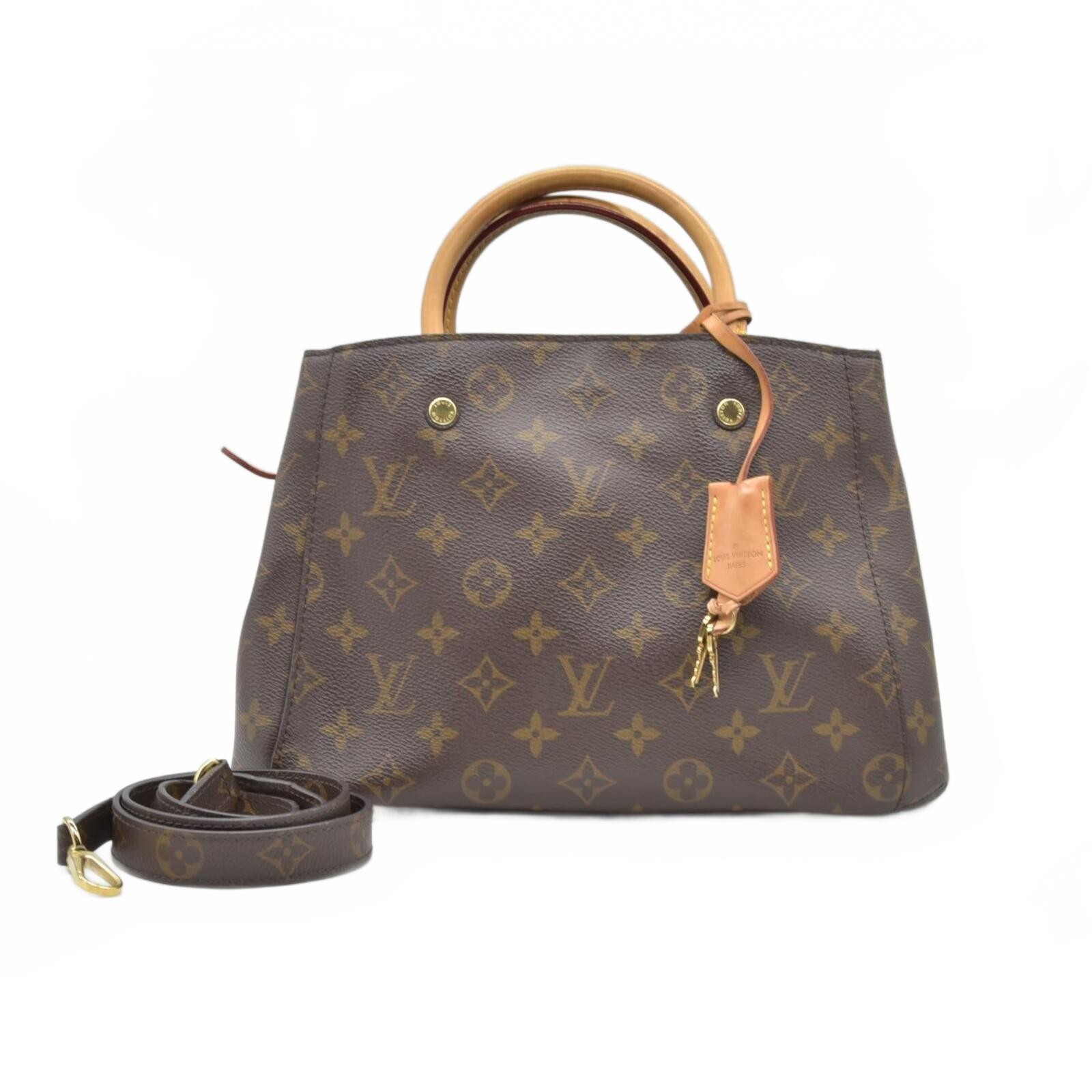 $2750 2017 Louis Vuitton Monogram Montaigne BB CA1147