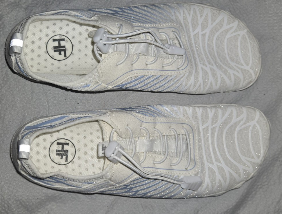 Hike Footwear HF Size 40 White Blue Flexible Barefoot Shoes unisex see chart