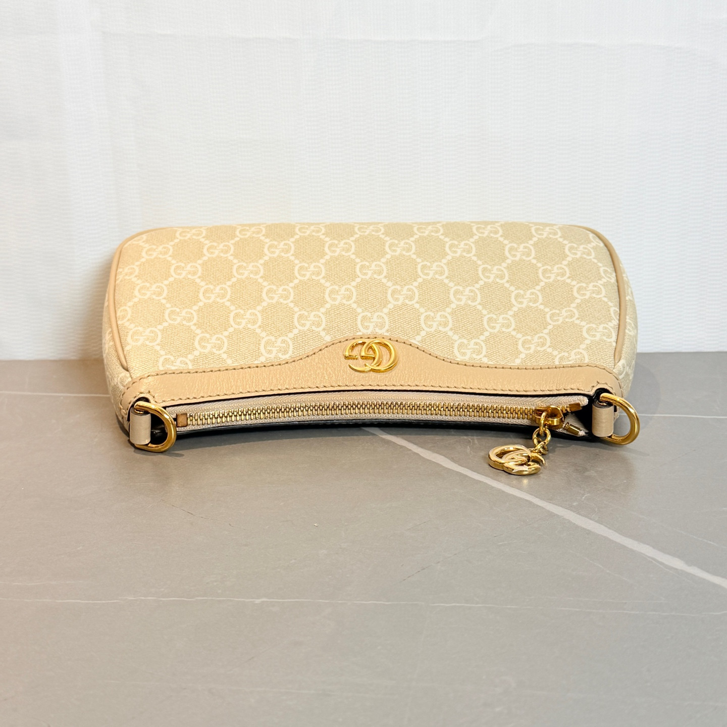 Authentic Gucci Ophidia Coated Canvas Shoulder Bag Beige Gold-Tone eBay AG
