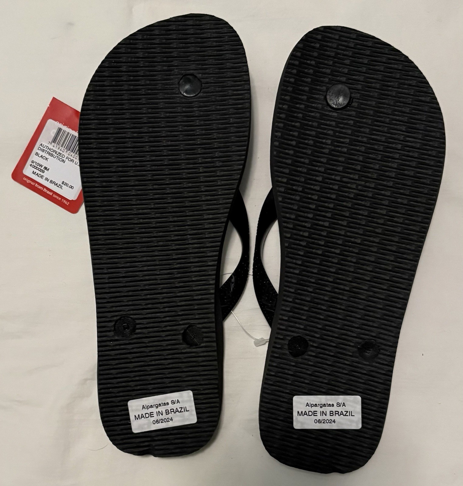 Havaianas Flip-Flops Brazil Thin Strap Women’s Size 9/10 – Men’s Size 8