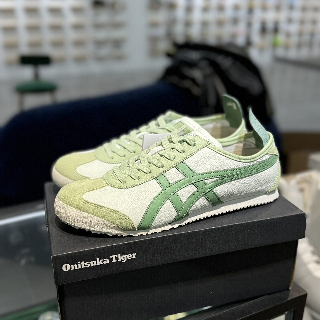 Onitsuka Tiger MEXICO 66 AIRY GREEN Shoes New With Box 1183A201-304