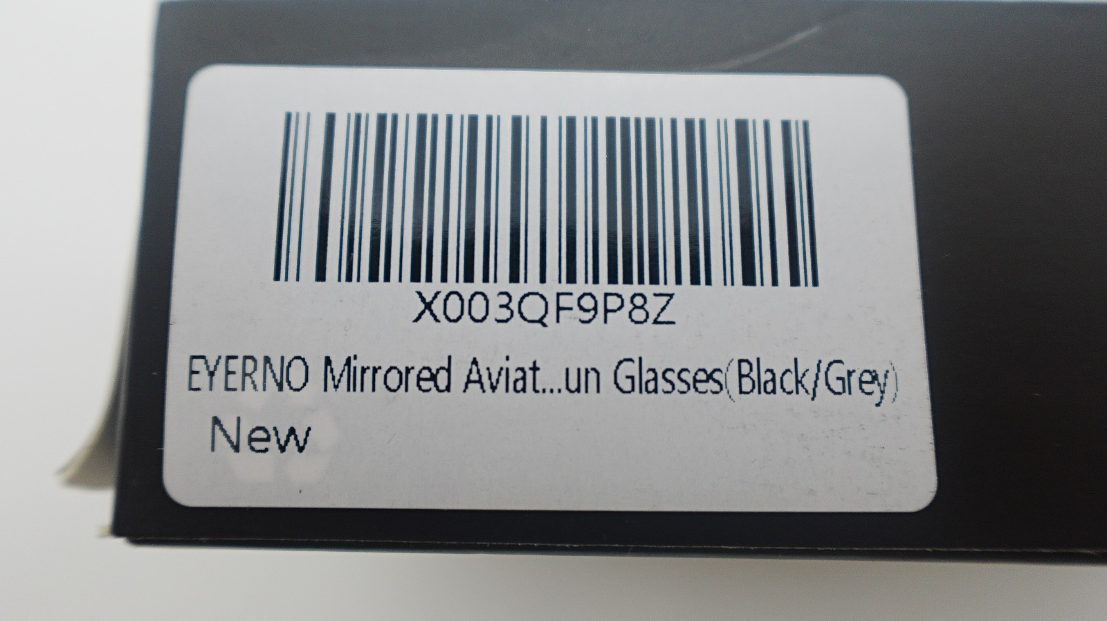 EYERNO Black and Grey Mirrored Aviator UV400 Sunglasses for Men and Women