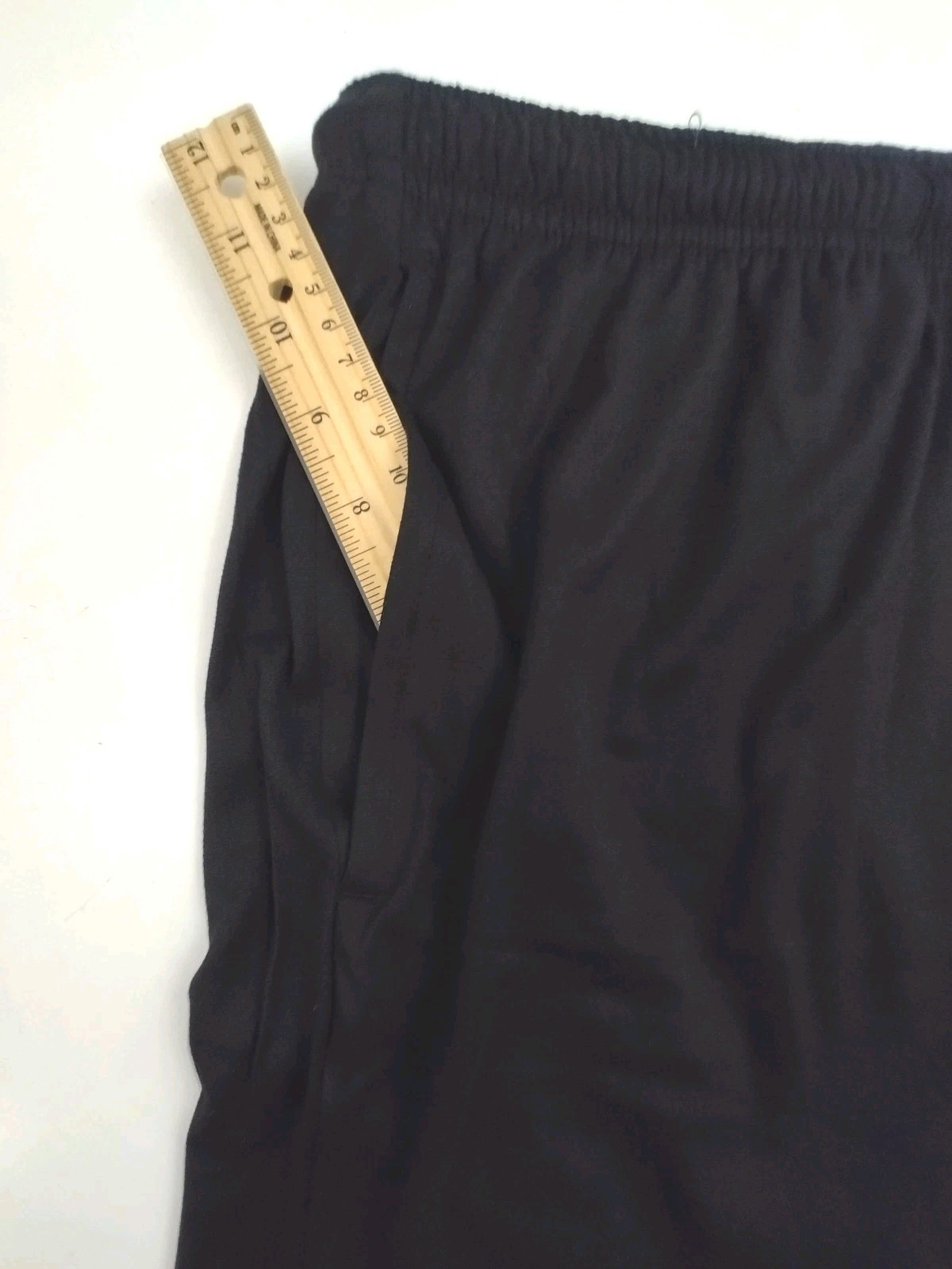 US Polo Assn Gym Shorts Black Medium 32-34 Draw String Elastic Waist Lightweight