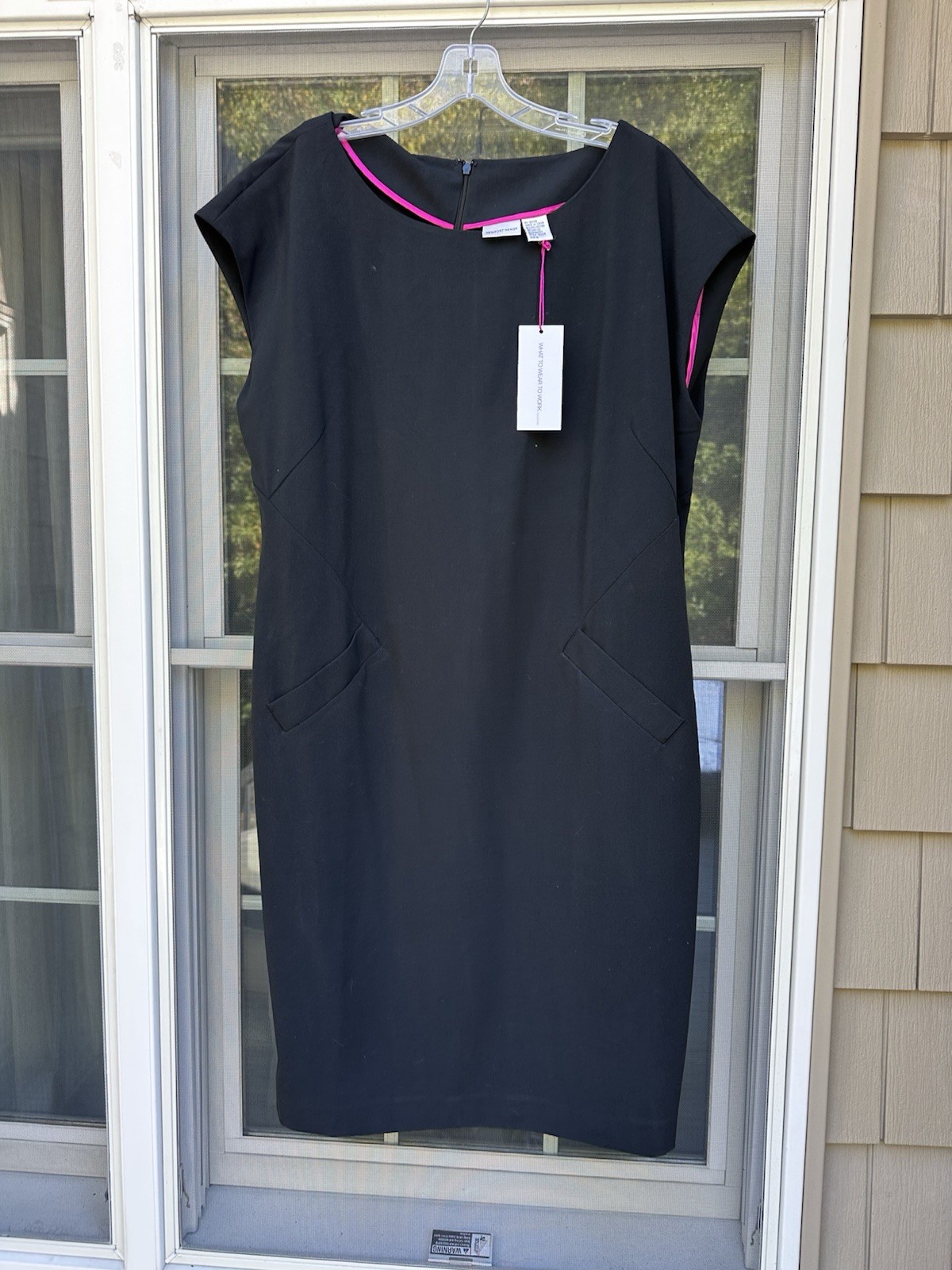 Newport News Dress 16 Black What to Wear to Work Dress collection New