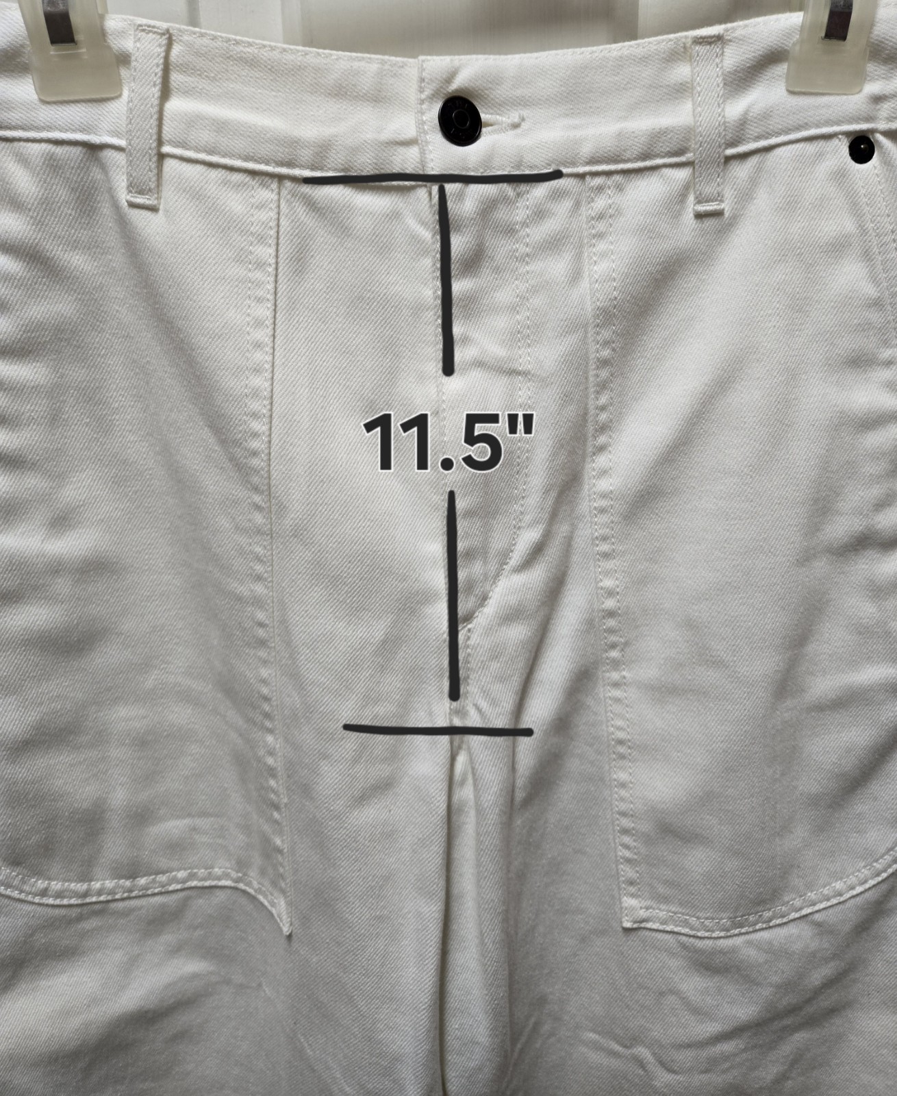 The Row Hester Wide Leg Cropped Jeans, Size 4, White