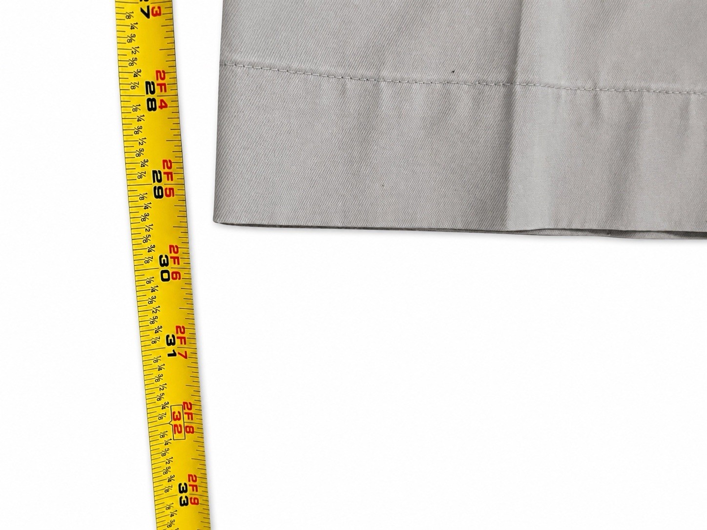 Brooks Brothers Clark Fit Chino Pants Mens 42×30 Beige Stretch Flat Front
