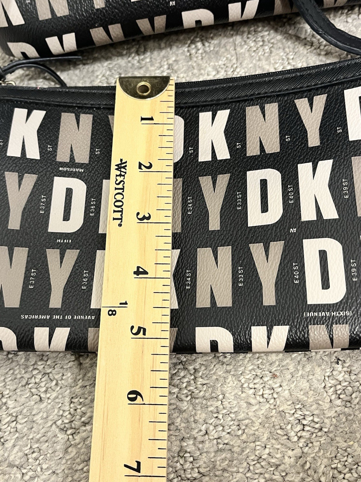 DKNY Tote Bag With Yellow Taxi Interior & Bonus Bag New York City Travel Career