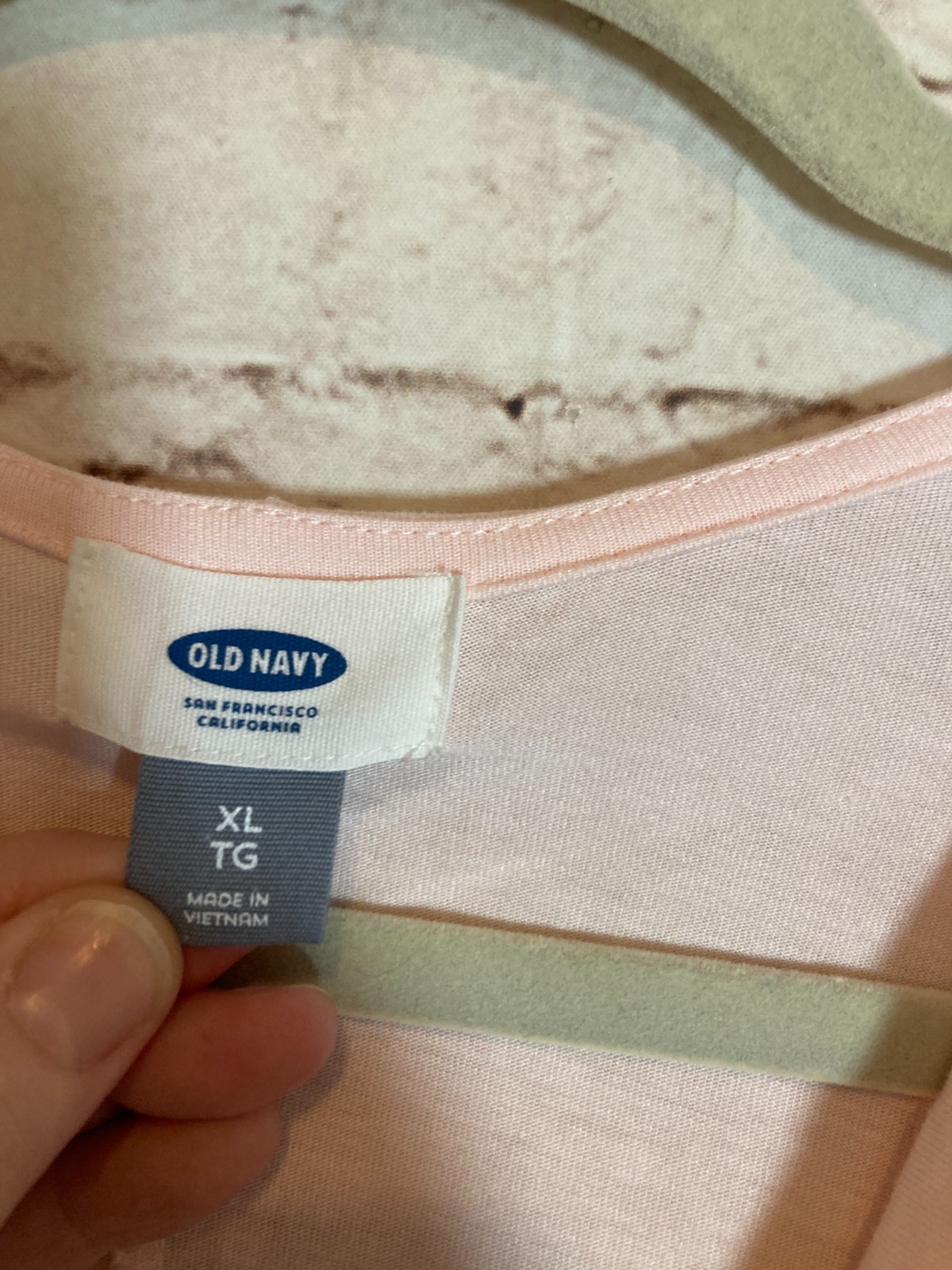 Old Navy Top Womens XL Powder Pink Cowl Neck Stretchy Layering Piece Capsule