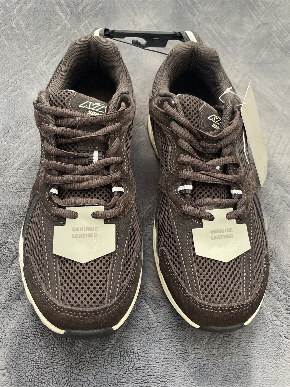 Avia 5000 Shoes women Size 9 Brown Leather & Mesh Odor Control NEW