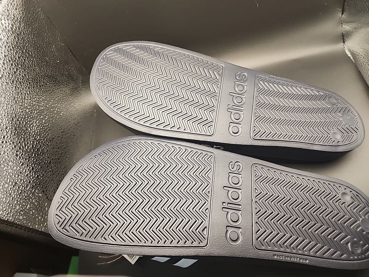 adidas Adilette Men’s Shower Slip On Slides GZ5920 Navy White