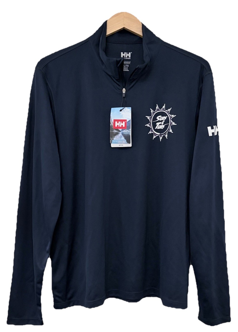 Helly Hansen HH Tech 1/2 Zip Lightweight Pullover Navy Blue Mens Size XL NWT