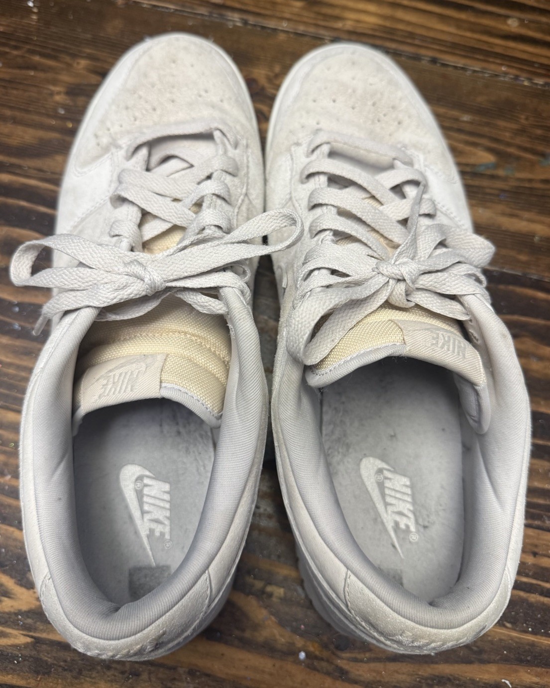 Nike Dunk Low Premium Men’s Size 12 Vast Grey Suede Shoes Nice