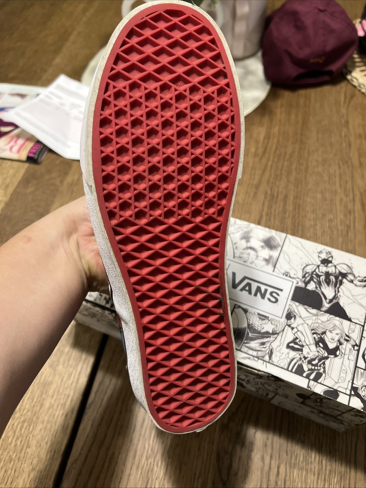Vans Classic Slip-on X Marvel Spiderman US Men 10 Original Box included