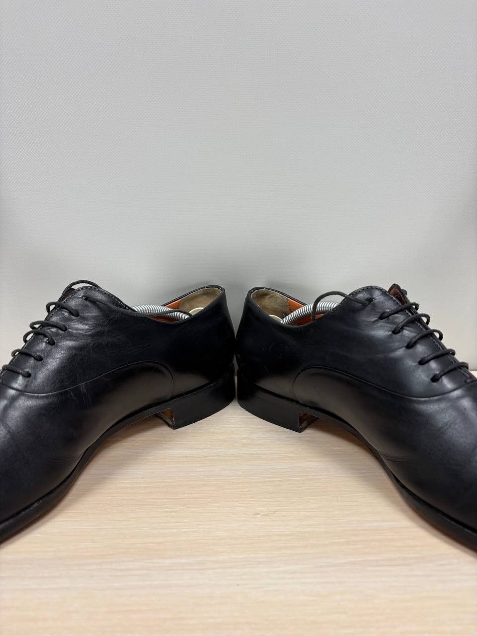 Mens shoes Santoni Size 8 Color Black Duties Paid (USA)