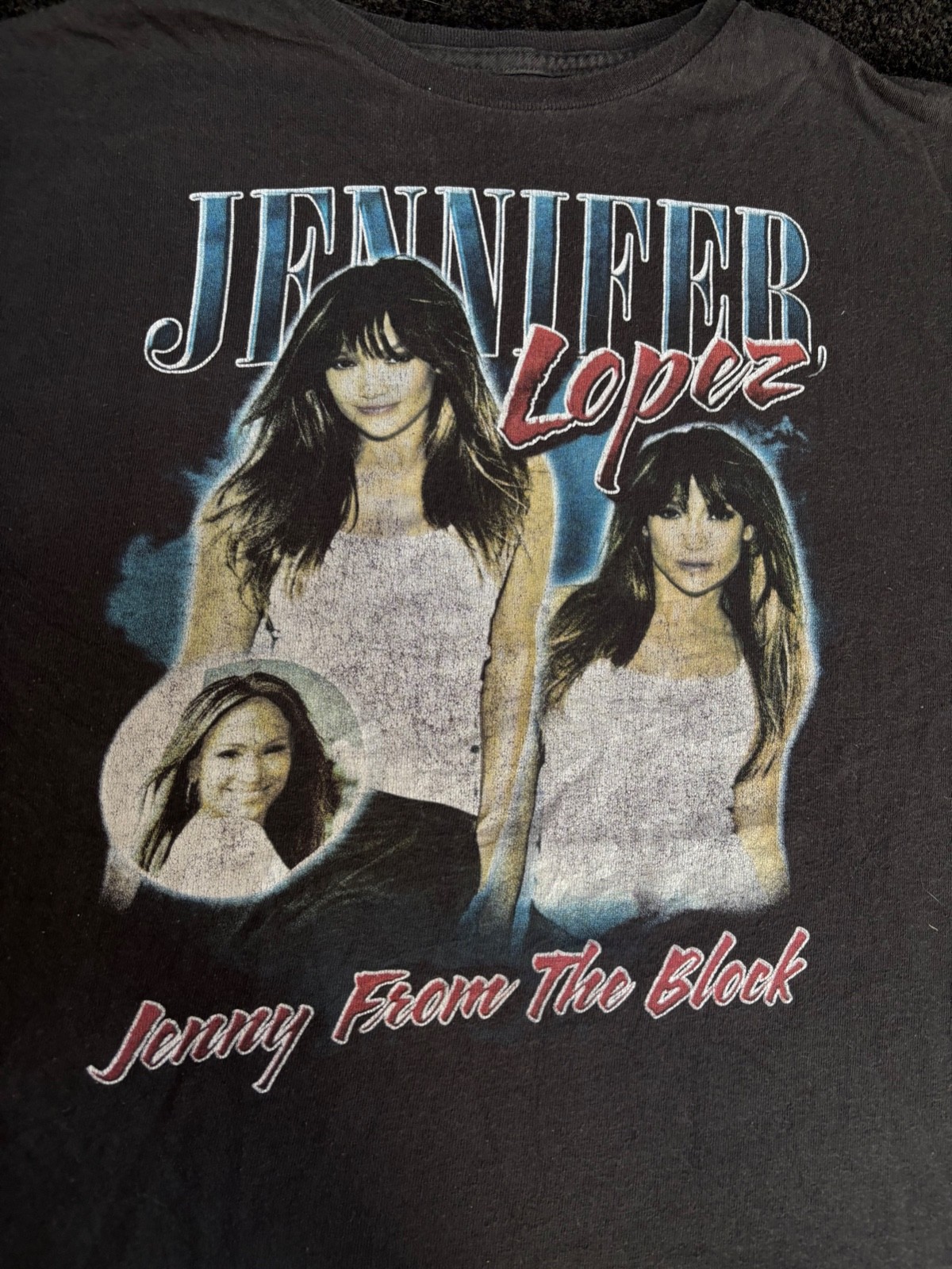 Original JLO Jennifer Lopez Pop musice t-shirt size L Jenny from the Block!