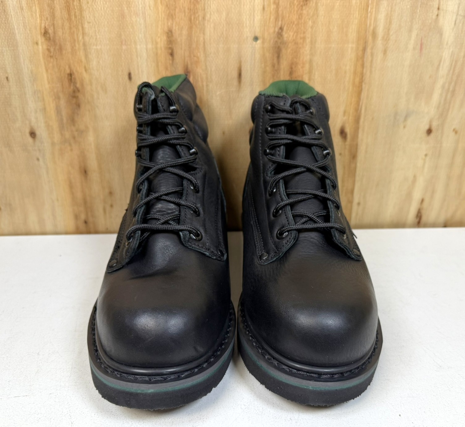 Florsheim Utility Steel Toe Work Boots Men’s SIZE 9.5 EXTRA WIDE Leather FE675 z