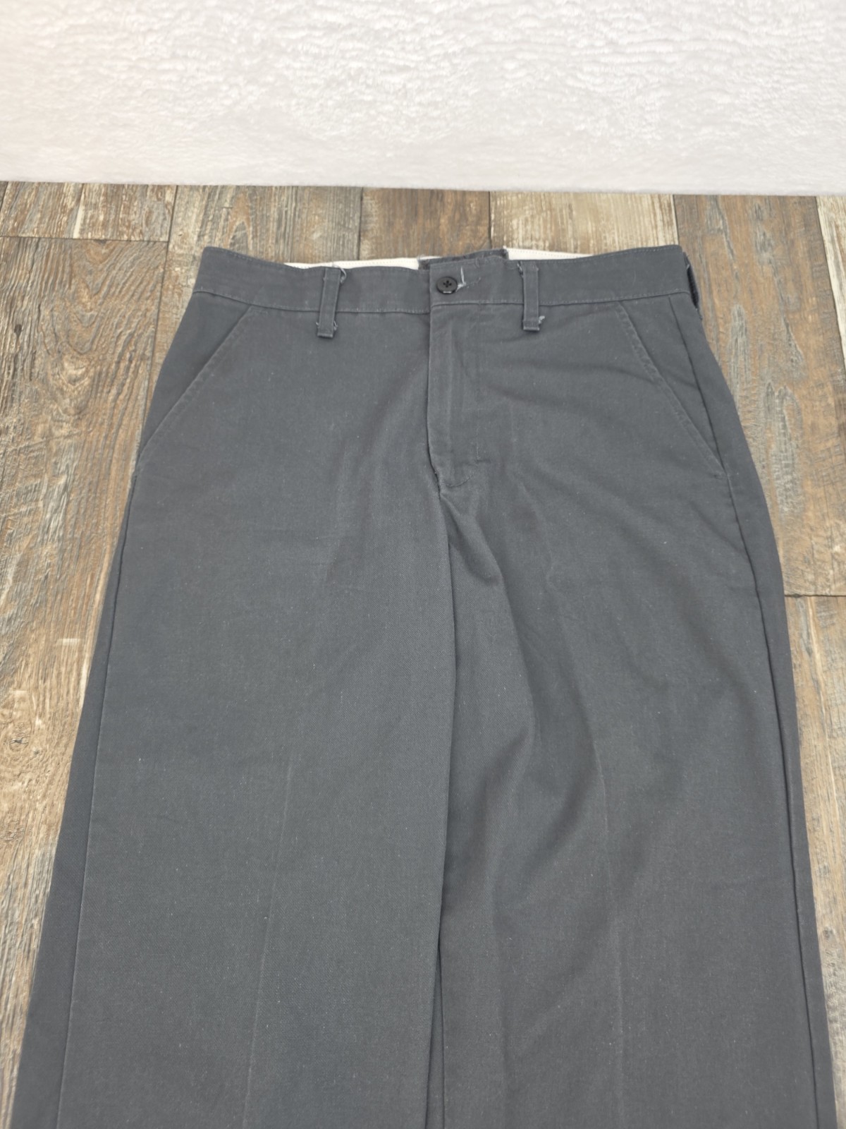 Red Kap Men’s Stain Resistant, Flat Front Work Pants, Charcoal 32×31