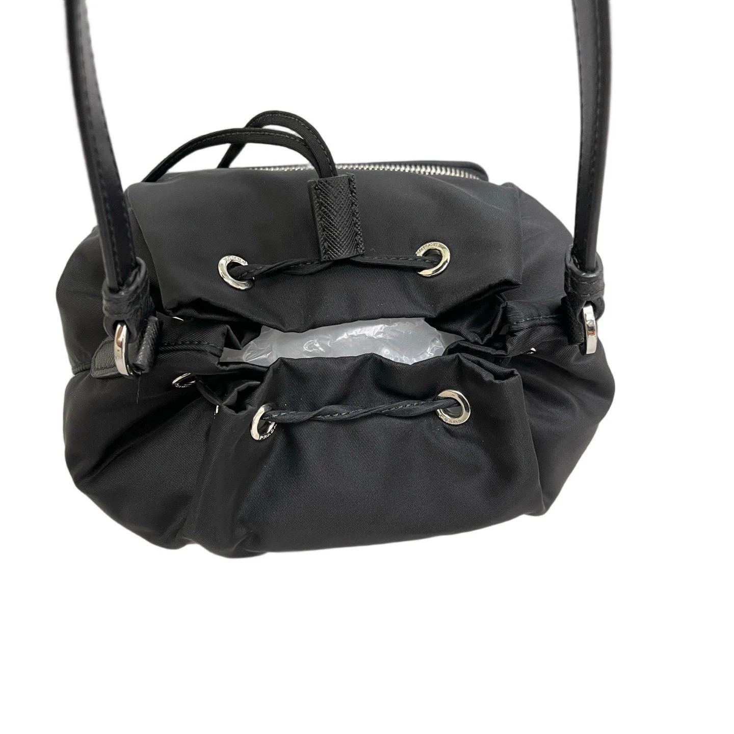 Prada Bucket Black Tessuto Nylon (kc052926a7r)