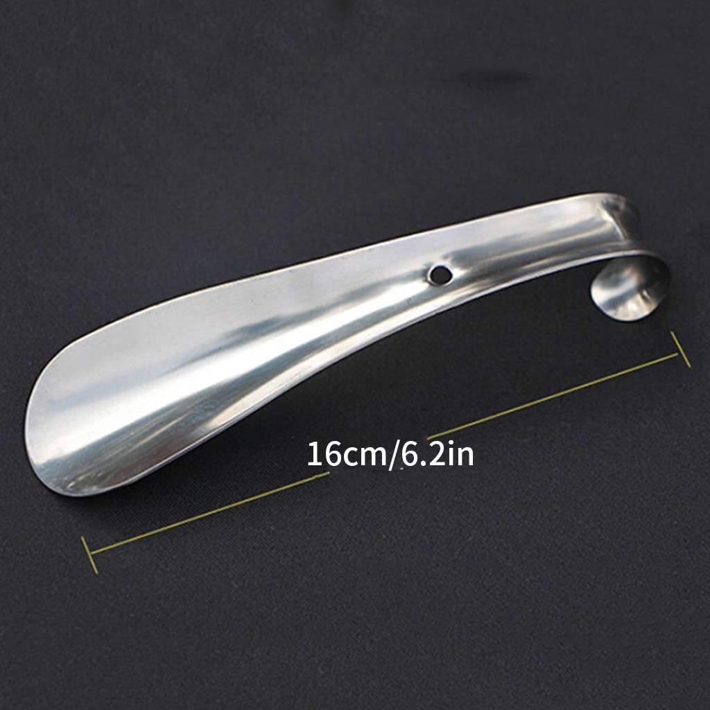 6.2″/11.8″/16.5″ Handle Shoe Horn Stainless Steel Handled-Metal Shoehorn Horns