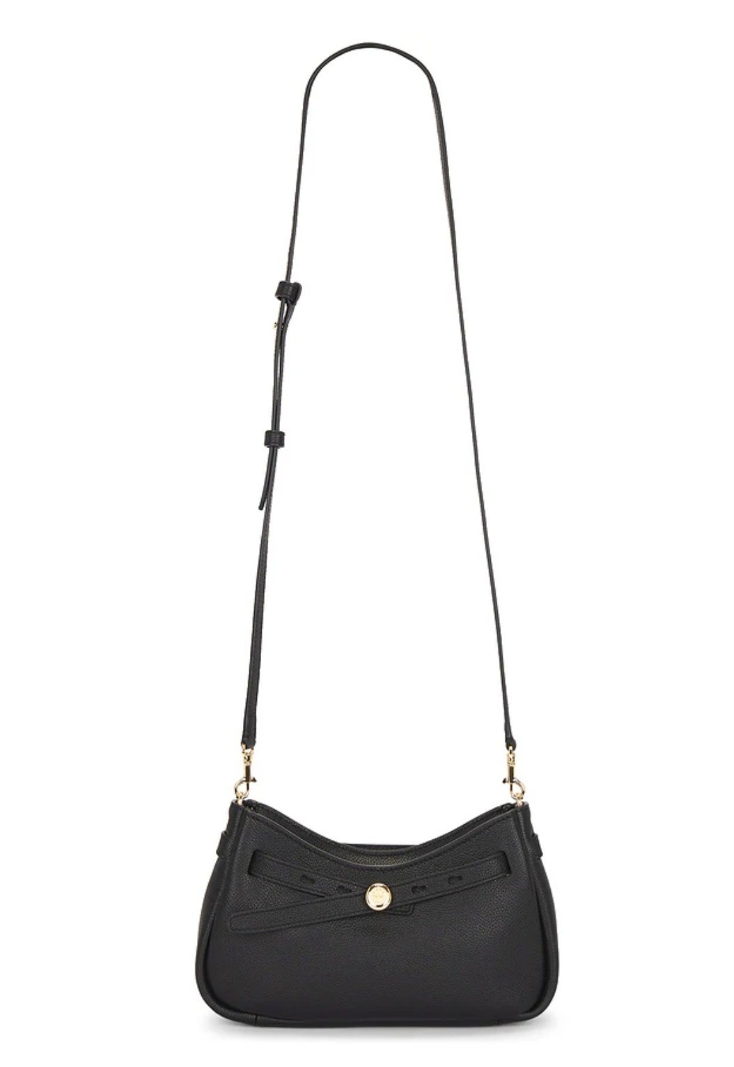 Tory Burch Romy Zip Top Crossbody. Black . Style# 179955